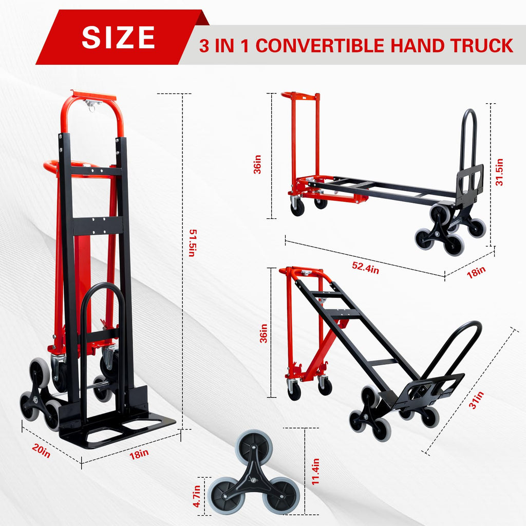 Stair Climbing Dolly Cart with Wheels F263653