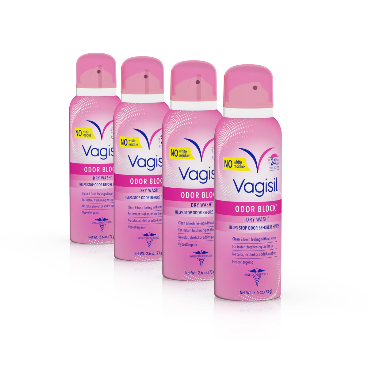 Hypoallergenic pH Balanced Dry Spray 2.6 Oz 4 Pk P113094
