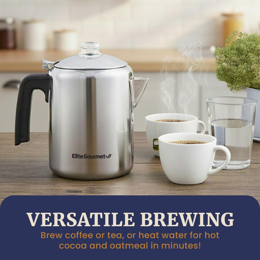8-Cup Stovetop Coffee Percolator D98140