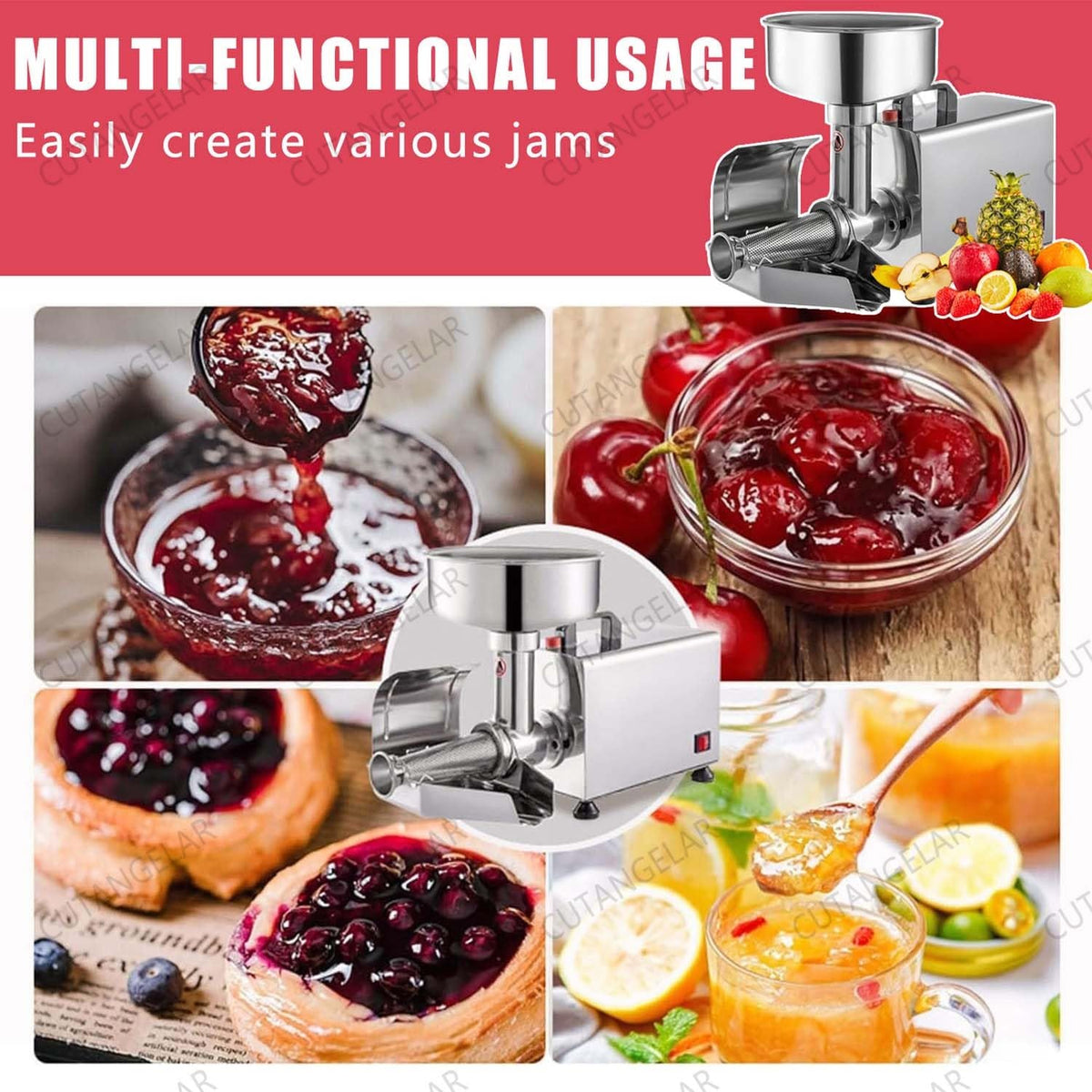 450W Food Grade Stainless Steel Ketchup Maker W5092