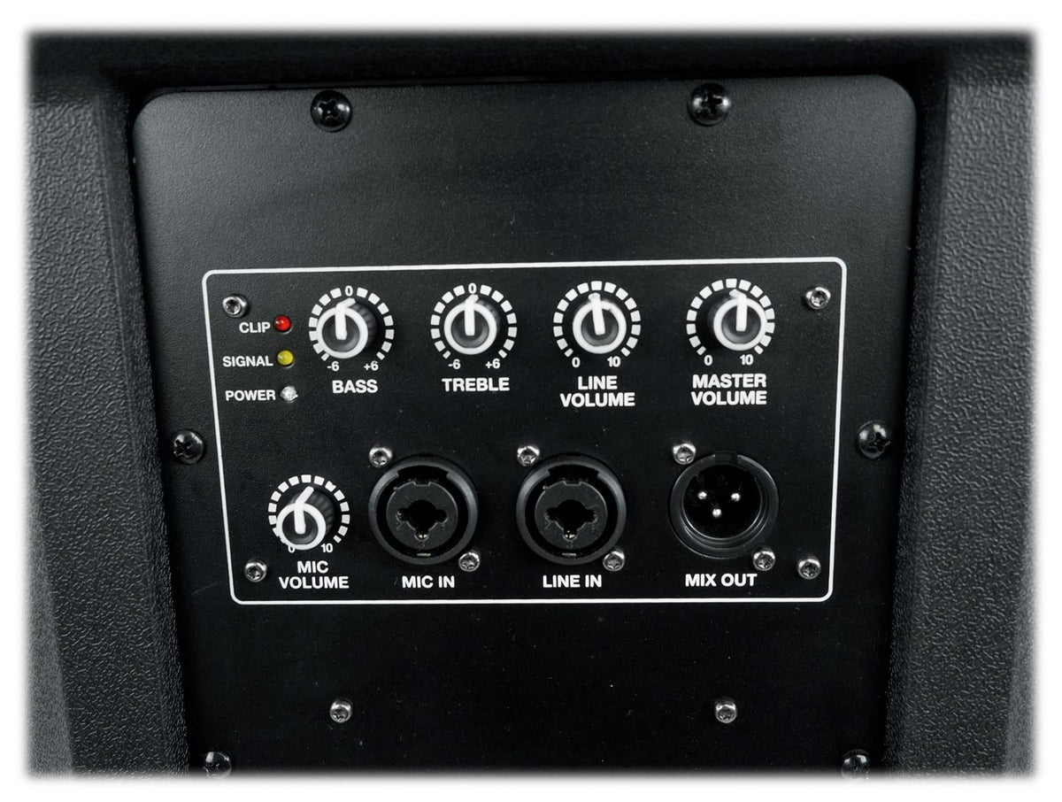 15" Active Powered Speaker with 2-Channel Mixer, 2-Pack S95682