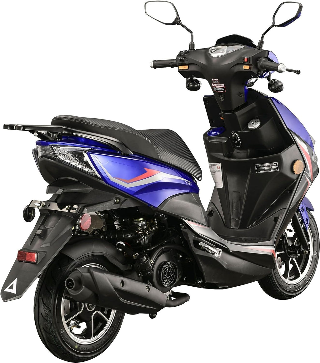 150cc Gas Automatic Scooter Moped with 10" Aluminum Wheels U6857