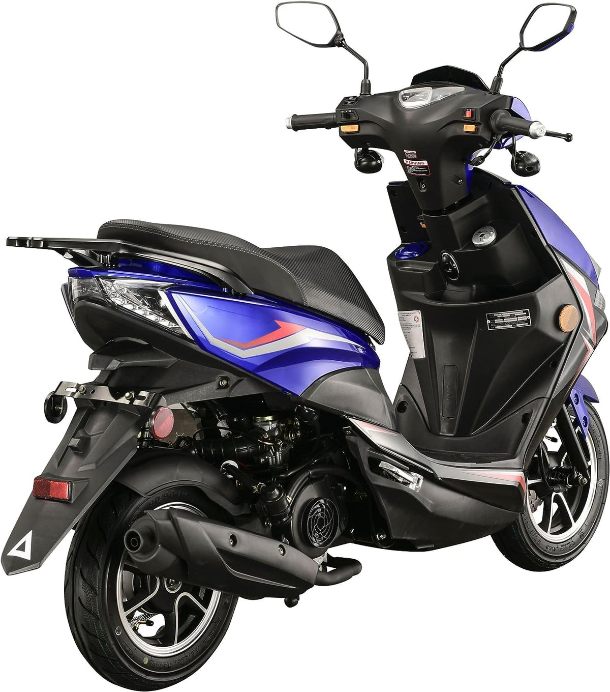 150cc Gas Automatic Scooter Moped with 10" Aluminum Wheels U6857
