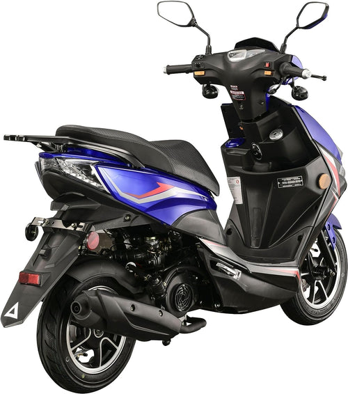 150cc Gas Automatic Scooter Moped with 10" Aluminum Wheels U6857