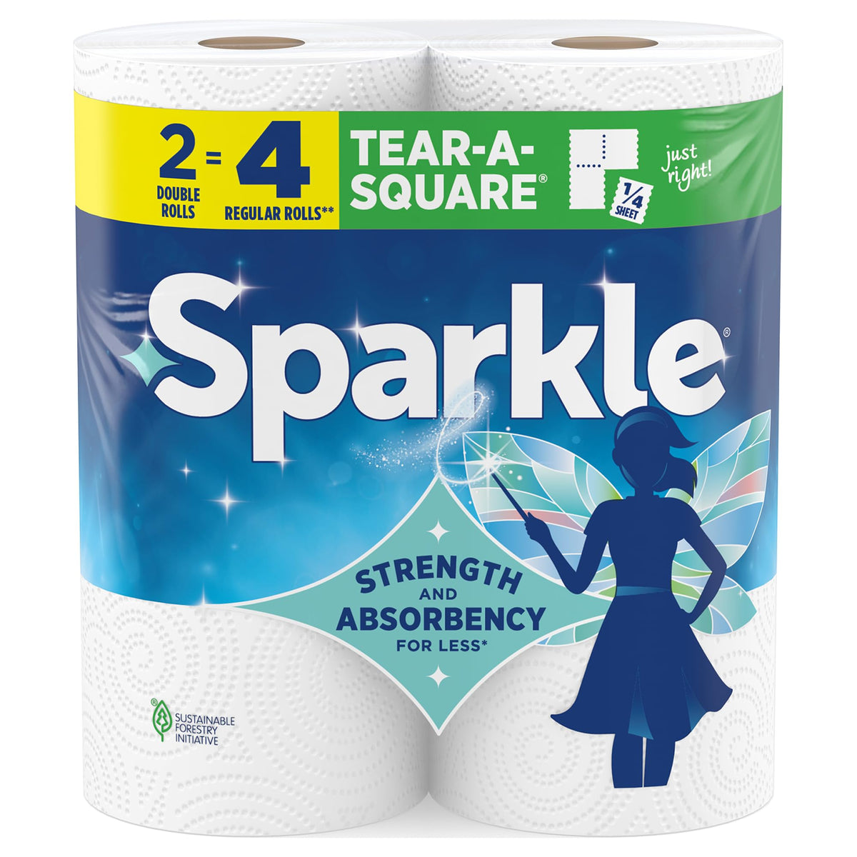 Kitchen Paper Towels, 2 Double Rolls, 220 Sheets L8160