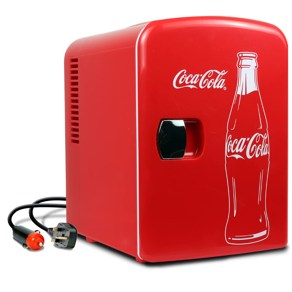 4L 6 Can Mini Fridge Portable Cooler Red G4050