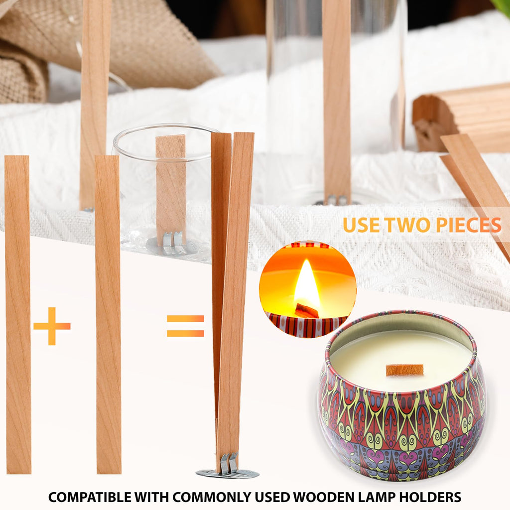 Cherry Wood Wicks 180 Candles per Pack O8395