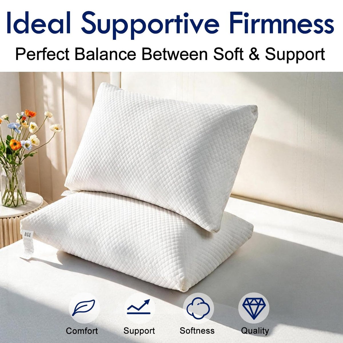 King Size Down Alternative Pillows Set of 2 D7024