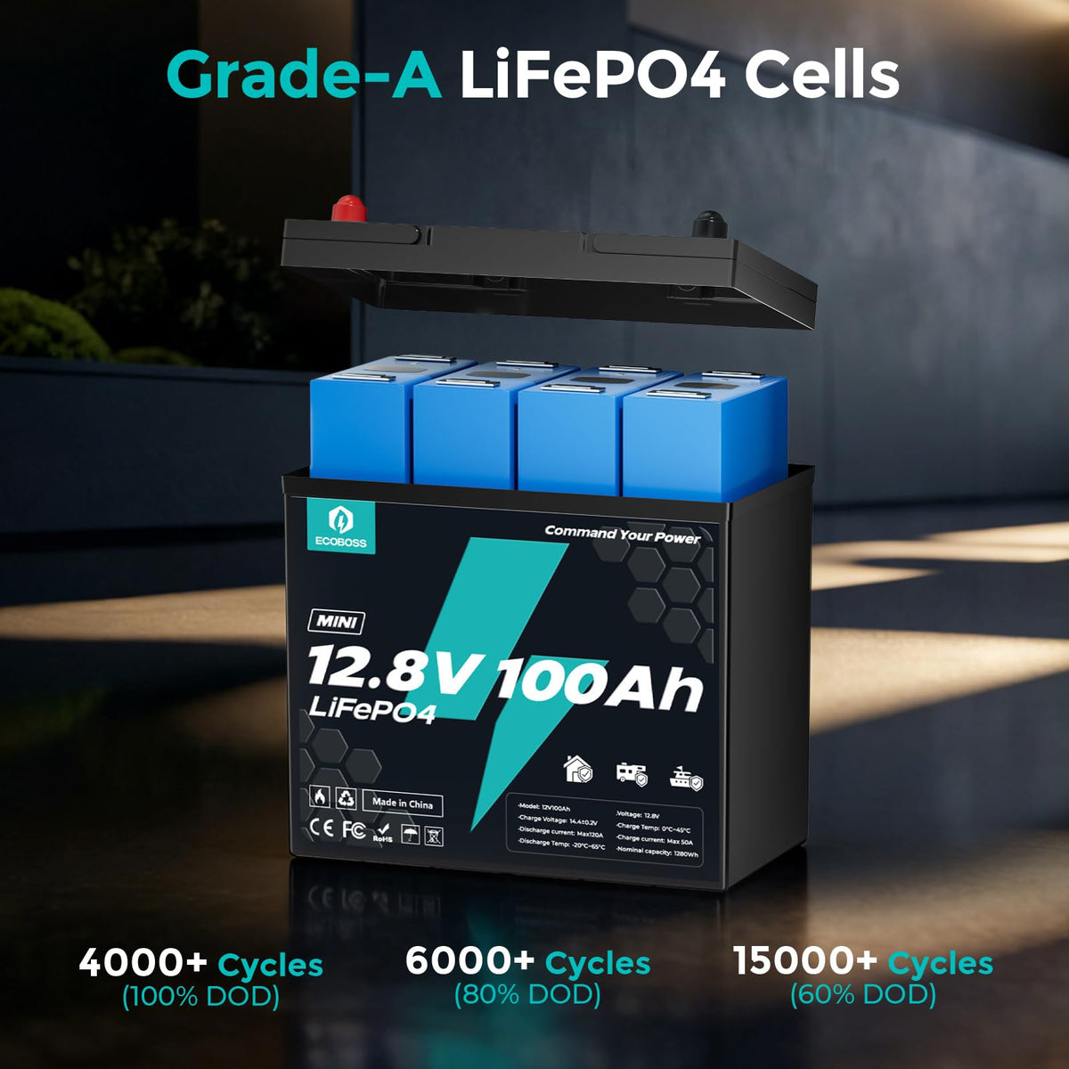 12V 100Ah Mini Lithium Battery X72434