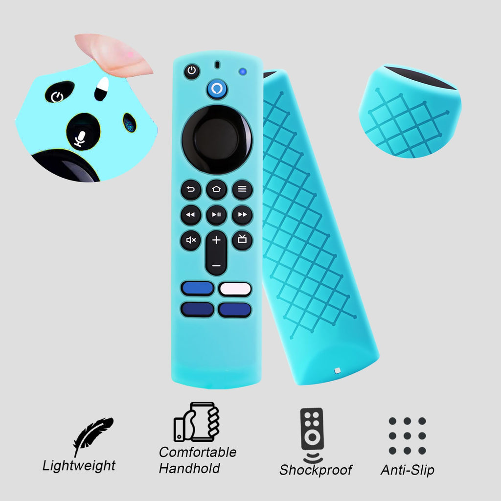 Silicone Remote Cover Glow in The Dark Blue Y511