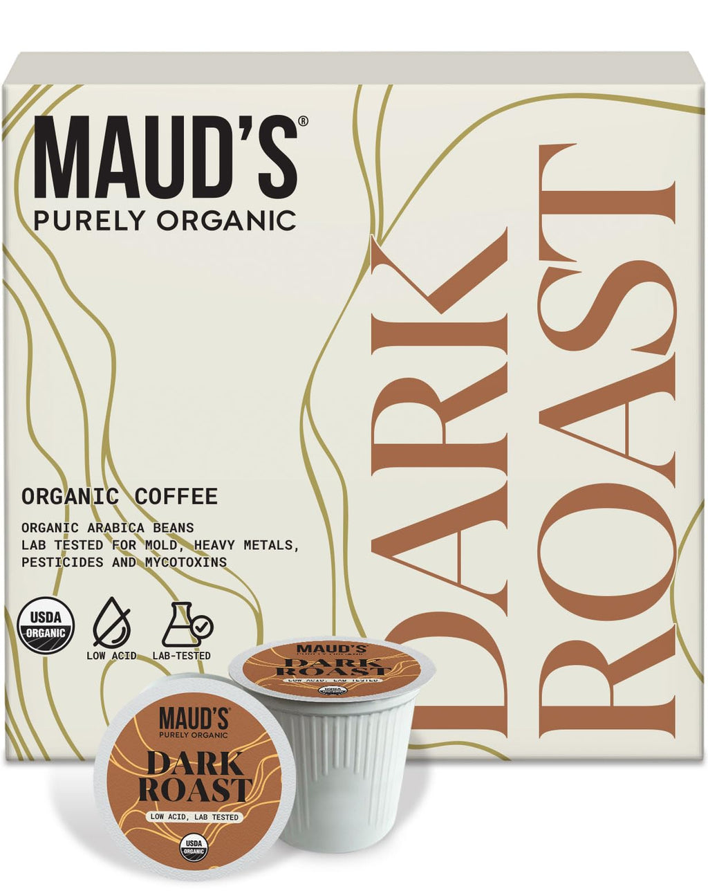 Organic Low Acid Dark Roast Coffee Pods 16ct H21429