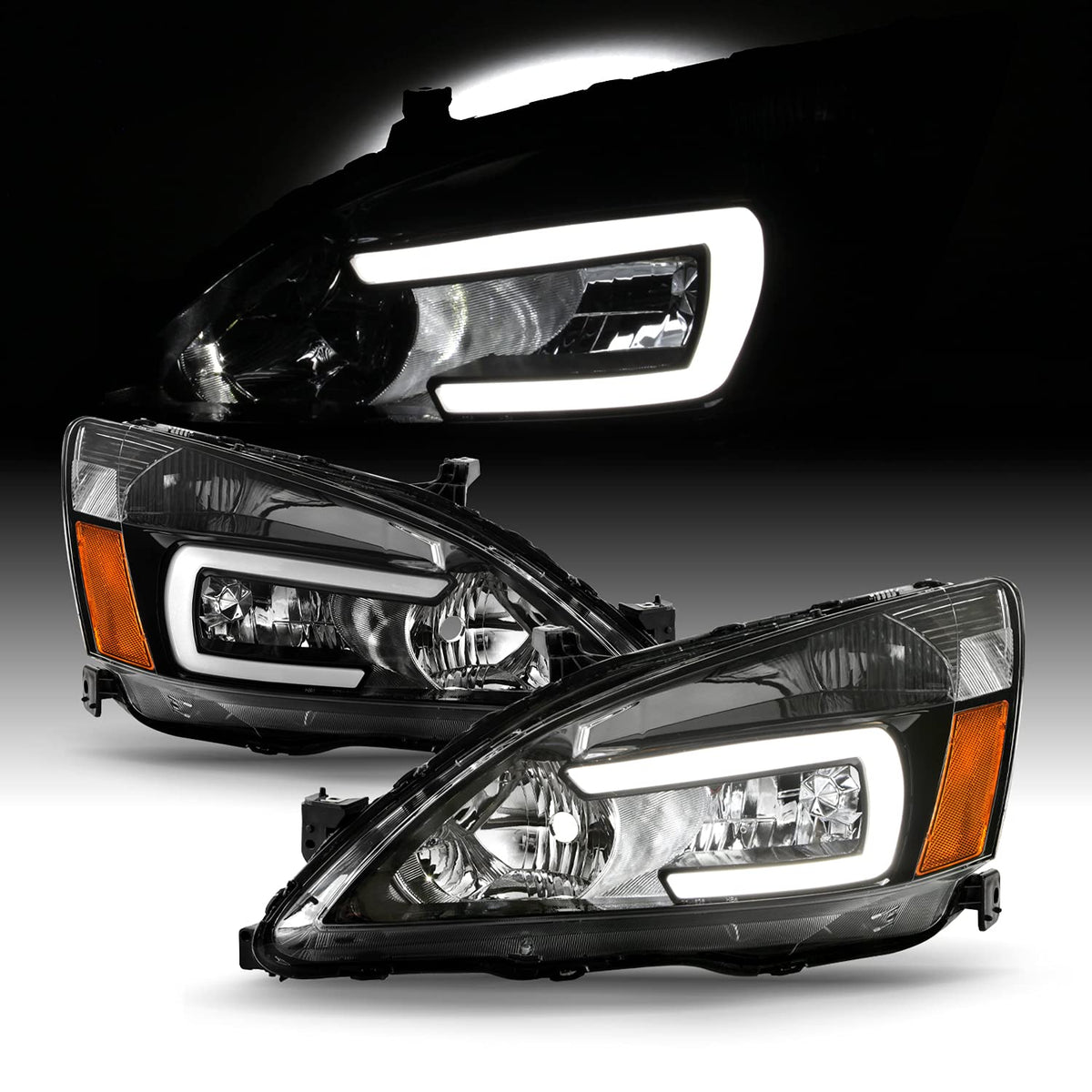 Black Headlights Pair I18773