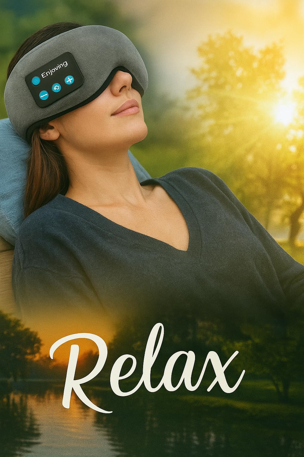 Bluetooth Sleep Mask with Built-in Headphones C52462