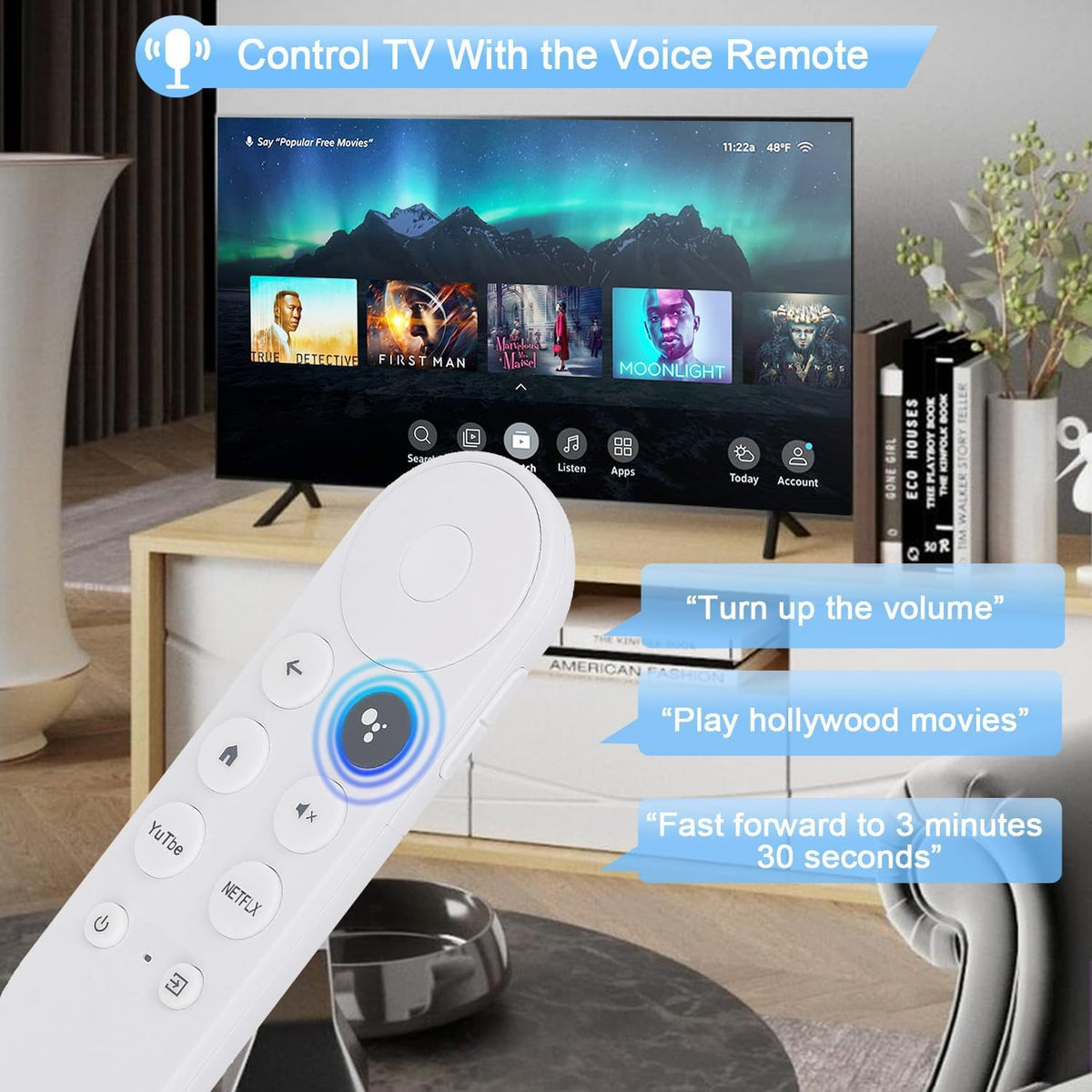 Replacement Remote for Google Chromecast K1112