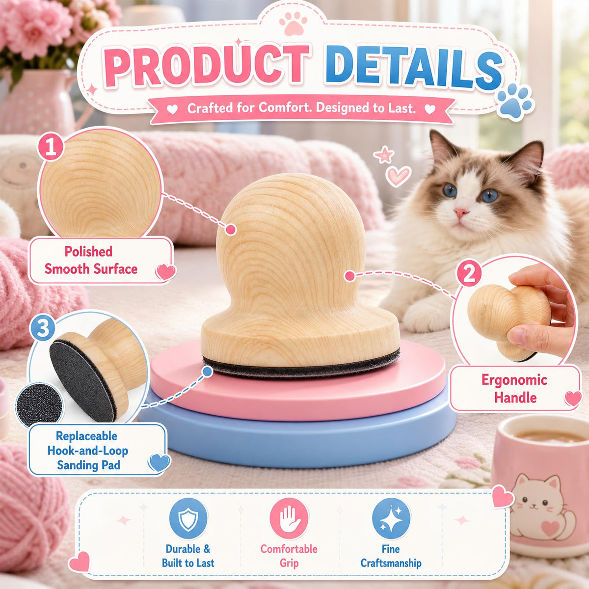 Dog Nail File with 6 Pcs Filing Disc V684113
