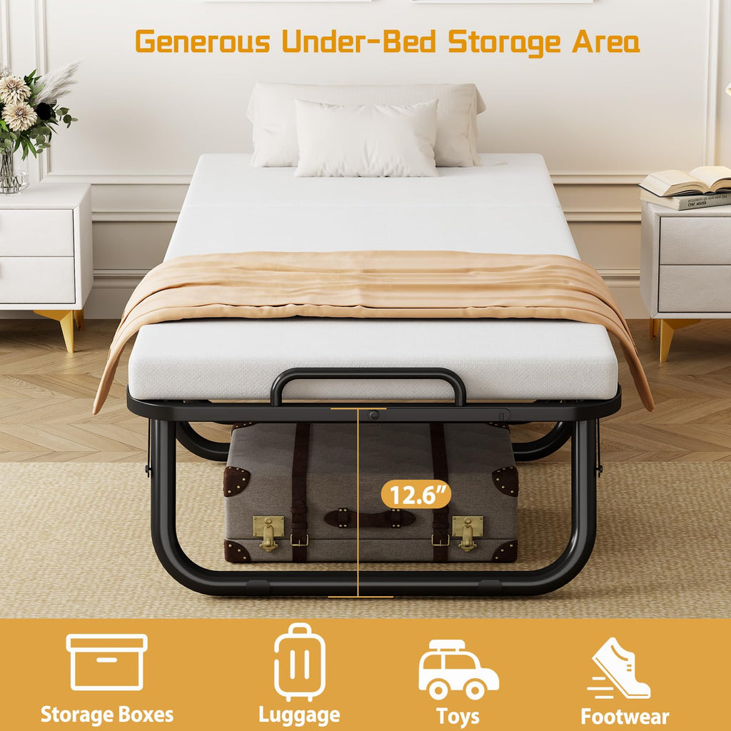 Folding Bed on Wheels W608