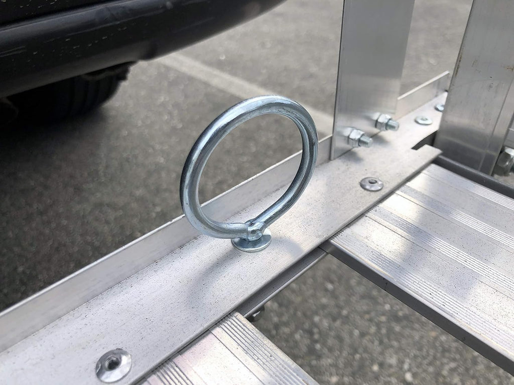 Aluminum Hitch Mount Wheelchair Carrier with 47" Ramp V2046