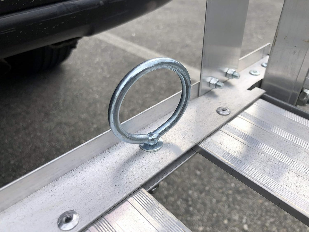 Aluminum Hitch Mount Wheelchair Carrier with 47" Ramp V2046