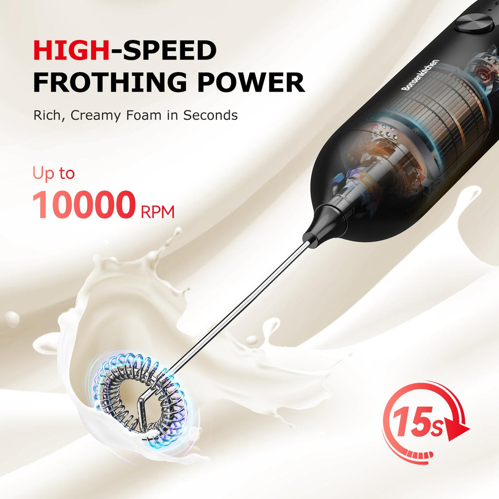 Rechargeable Handheld Milk Frother Y739762
