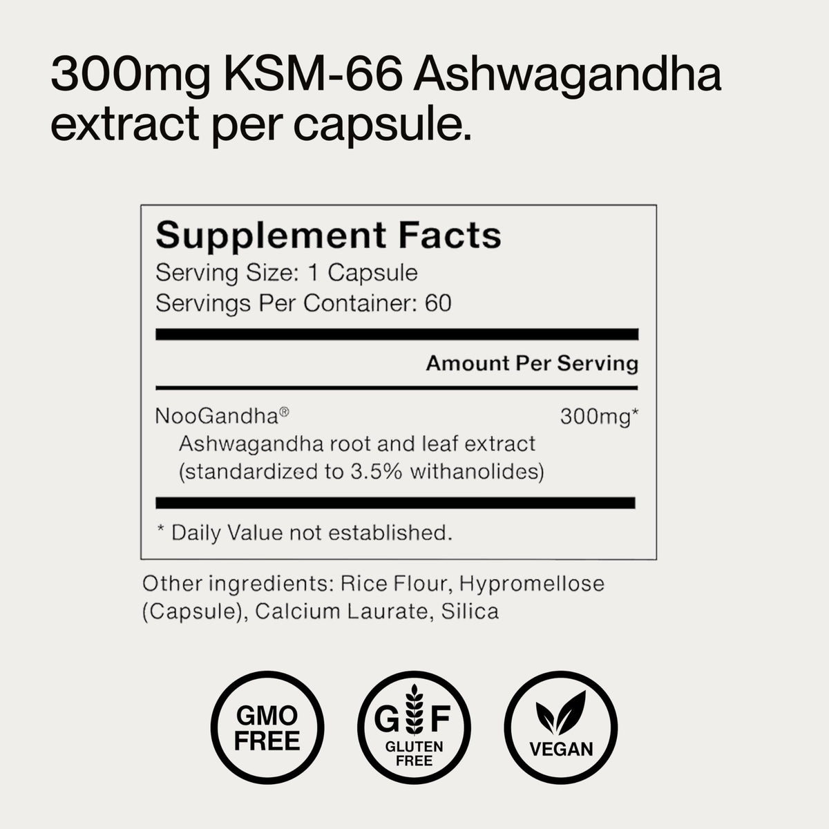 Ashwagandha Supplement 300mg M9685