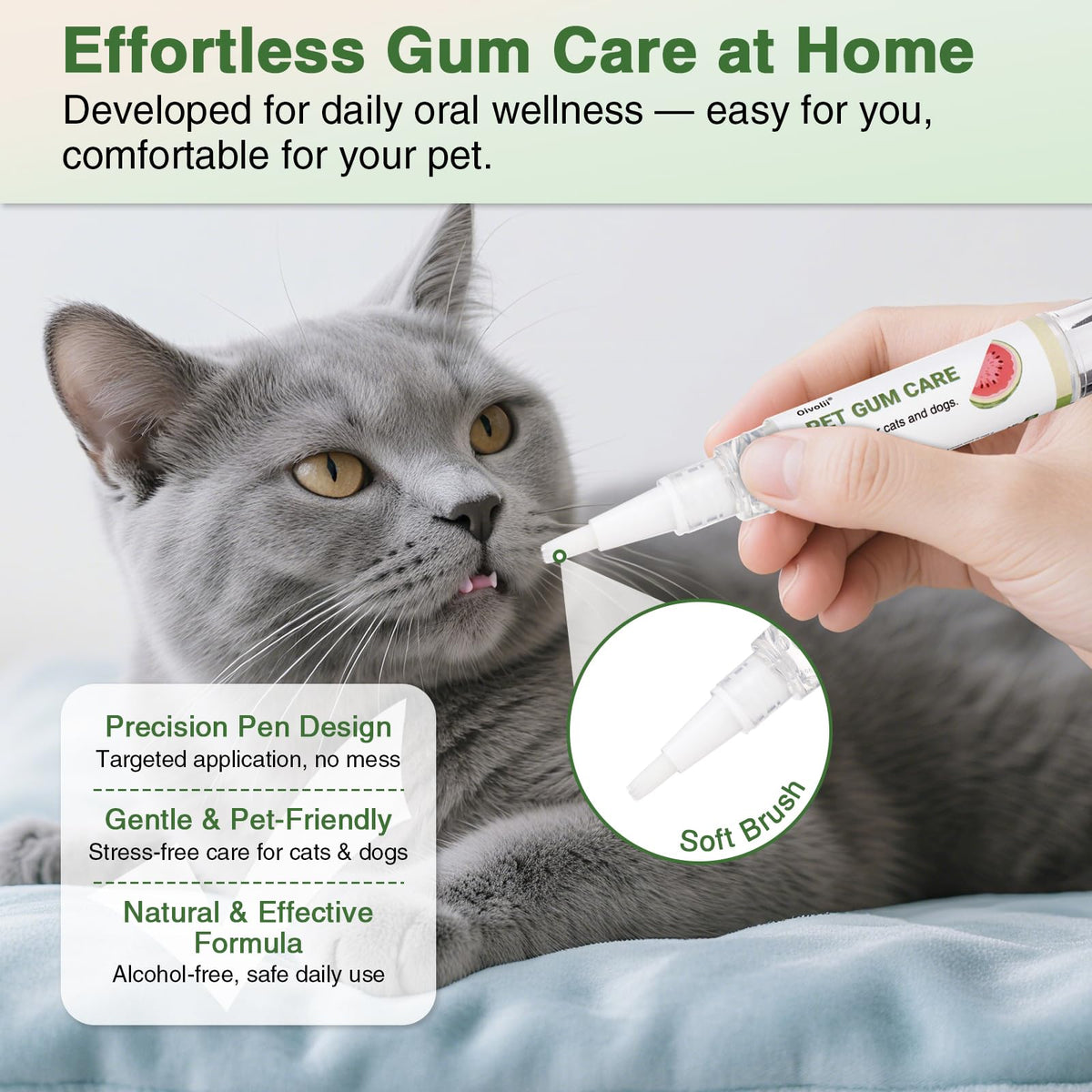 Cat Gum Care Pen with Soft Brush Tip L43846