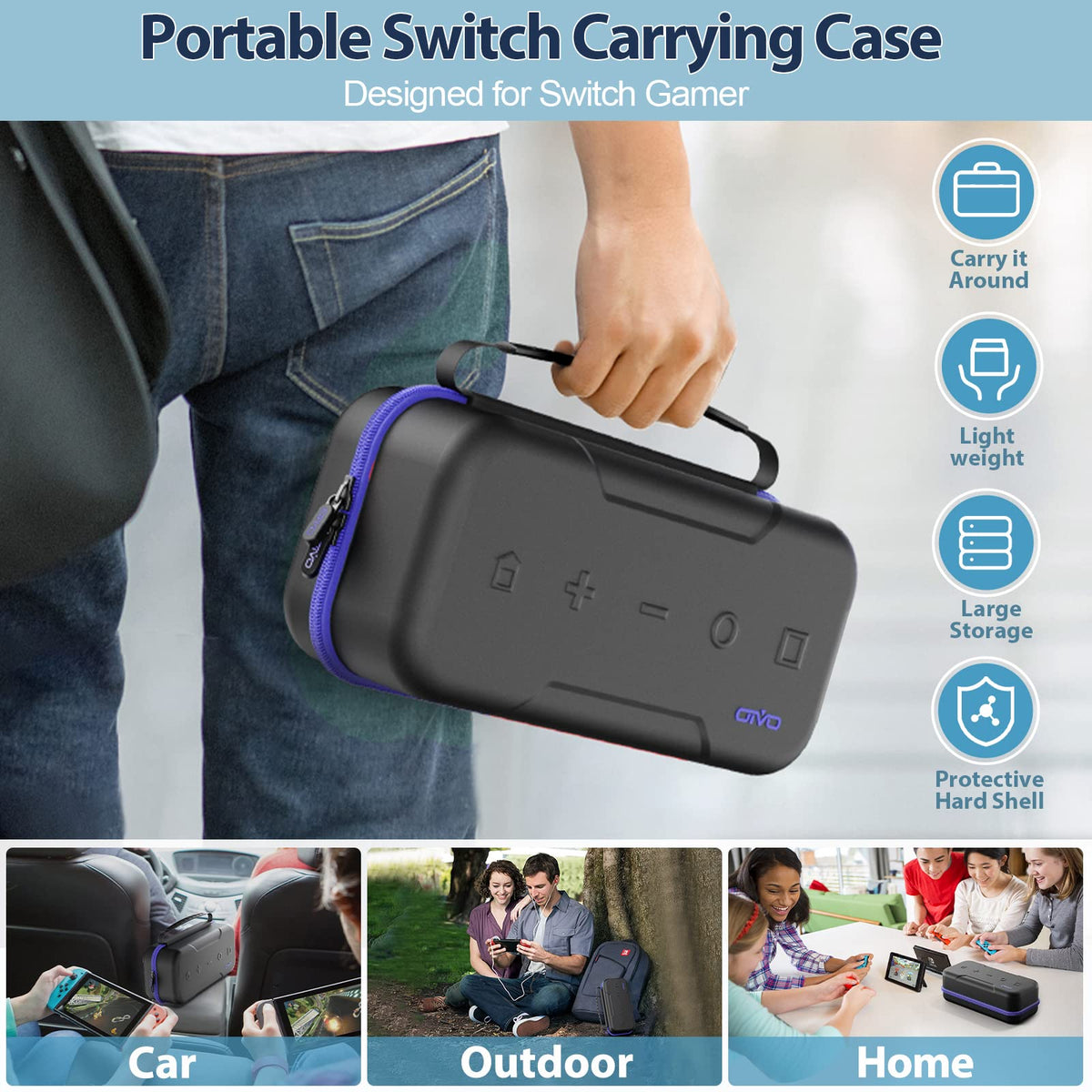 Carrying Case Compatible with Nintendo Switch/OLED Model C893