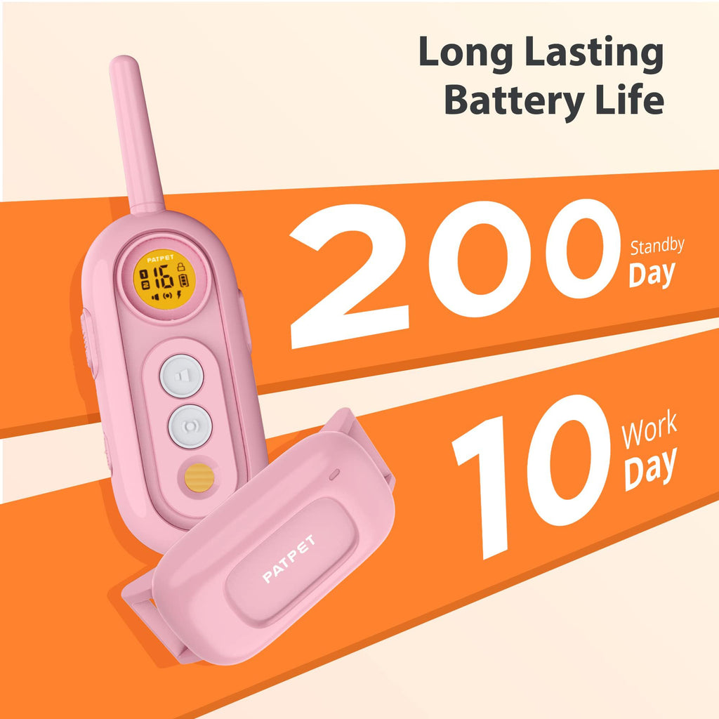 Rechargeable IPX7 Waterproof Dog Training Collar with Remote U6440