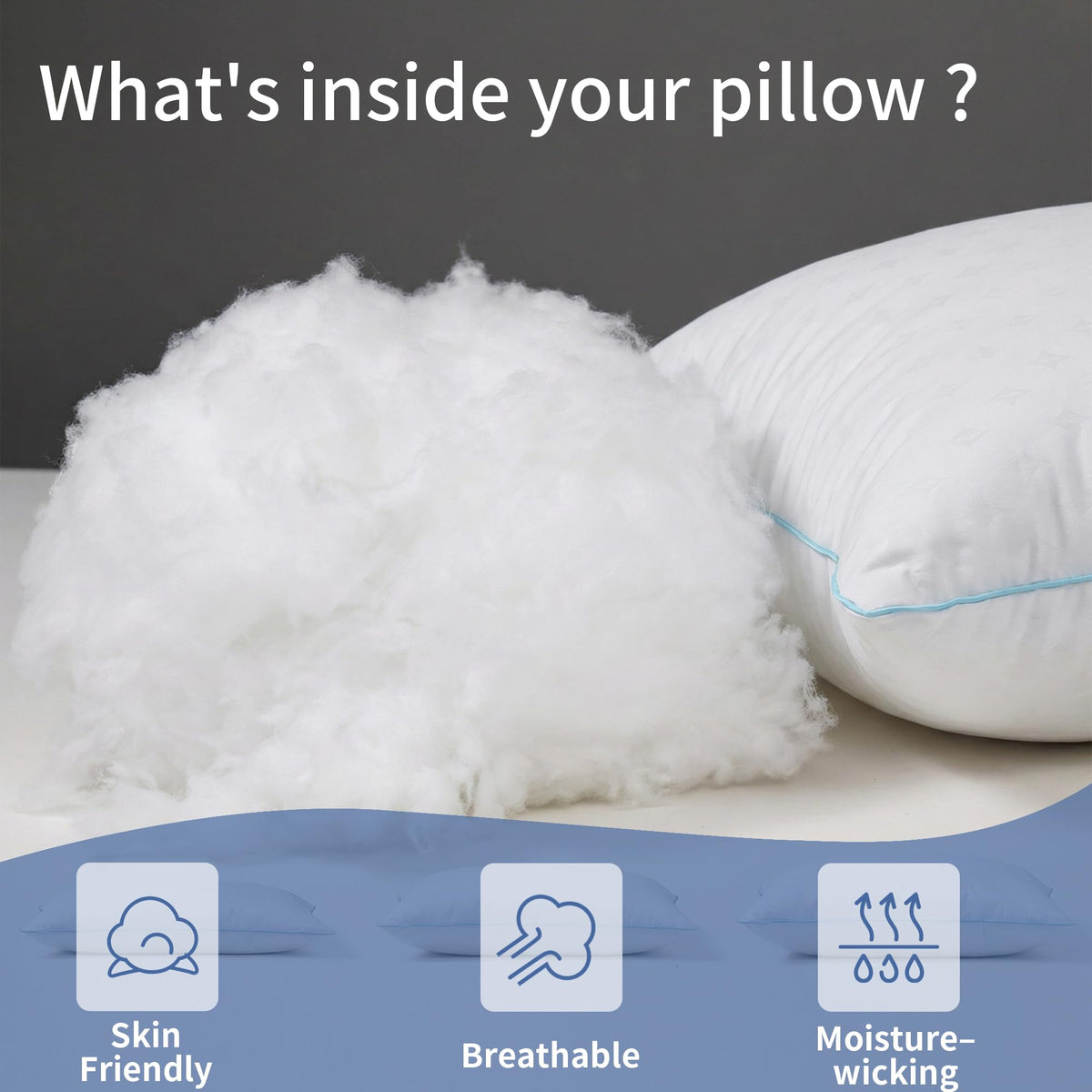 King Size Down Alternative Pillows Set of 2 M5300