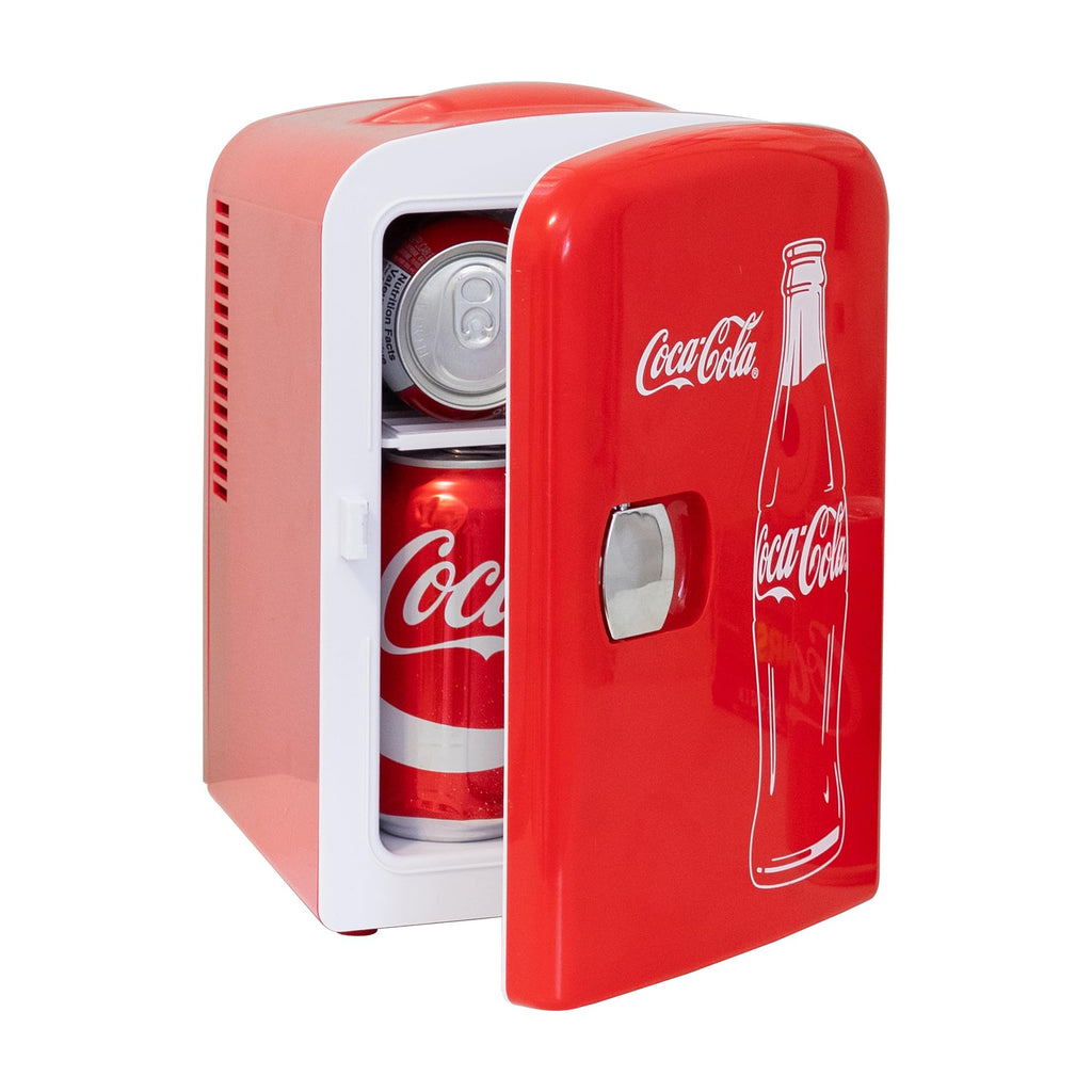 4L 6 Can Mini Fridge Portable Cooler Red G4050