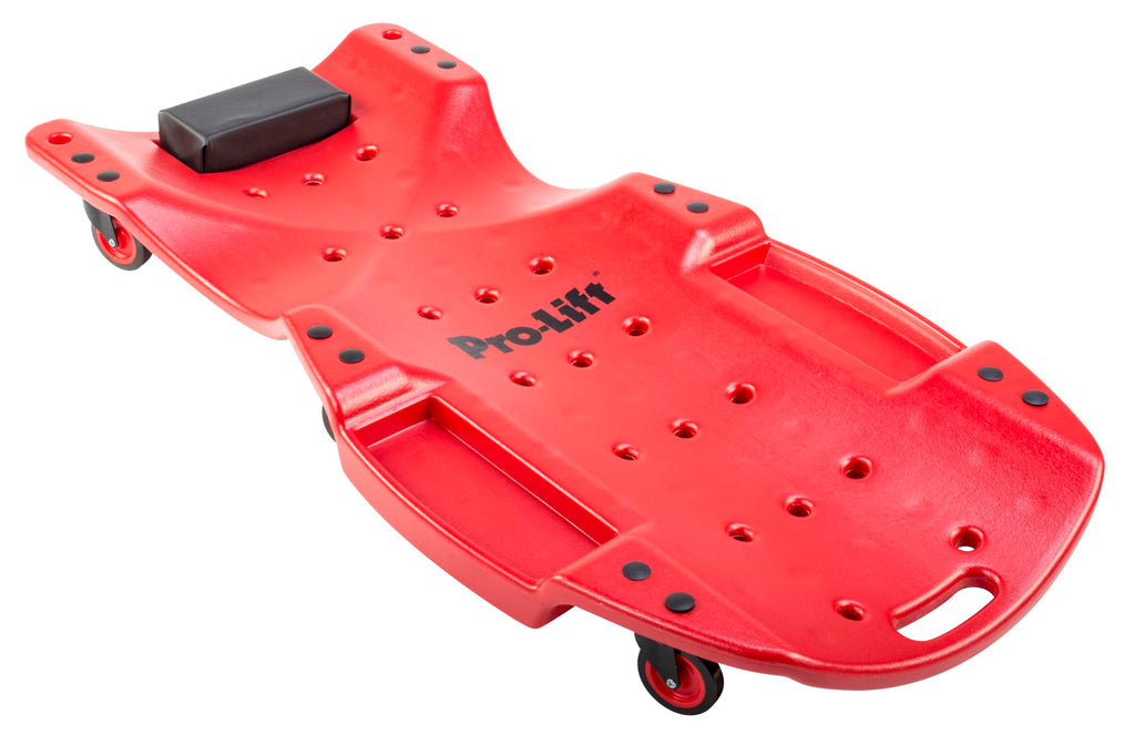 48 Inch Plastic Mechanic Creeper with Padded Headrest J816631