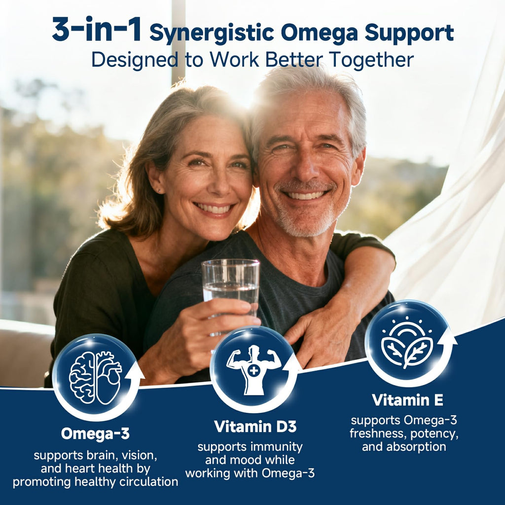 Omega-3 Fish Oil Softgels 1120mg 120 Softgels P9768