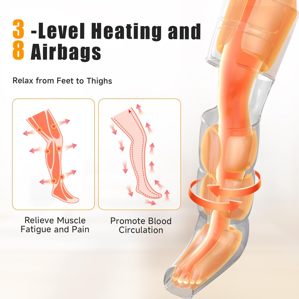 Leg Compression Massager with Heat P9451