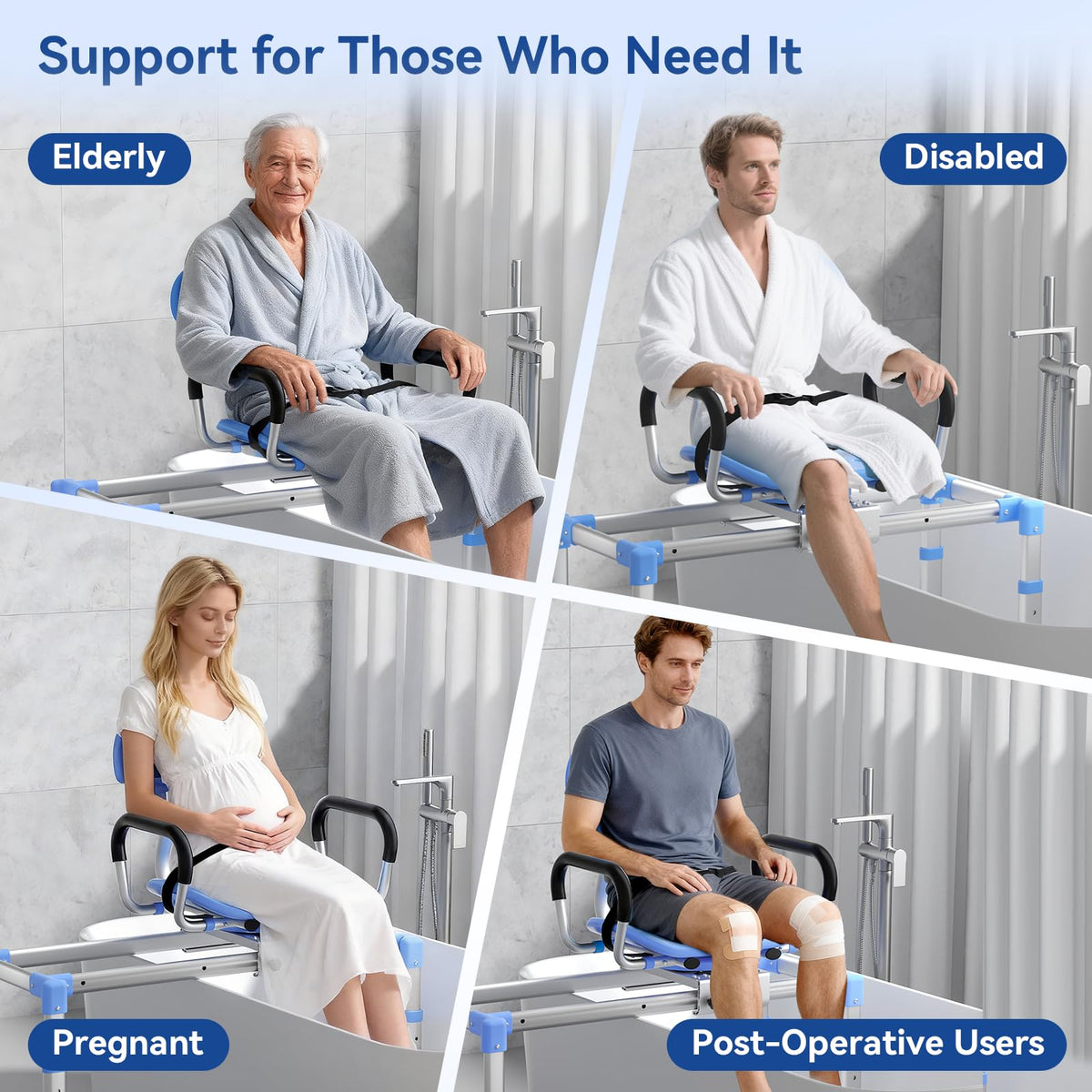 Sliding Shower Chair Tub Transfer Bench K3592