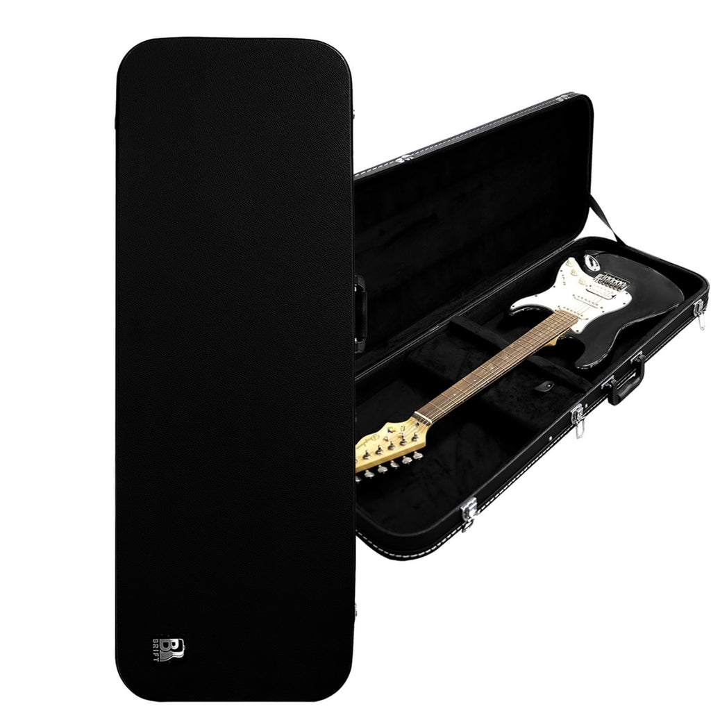 39 Inch Wooden Hard Shell Electric Guitar Case with Lock Latch X555