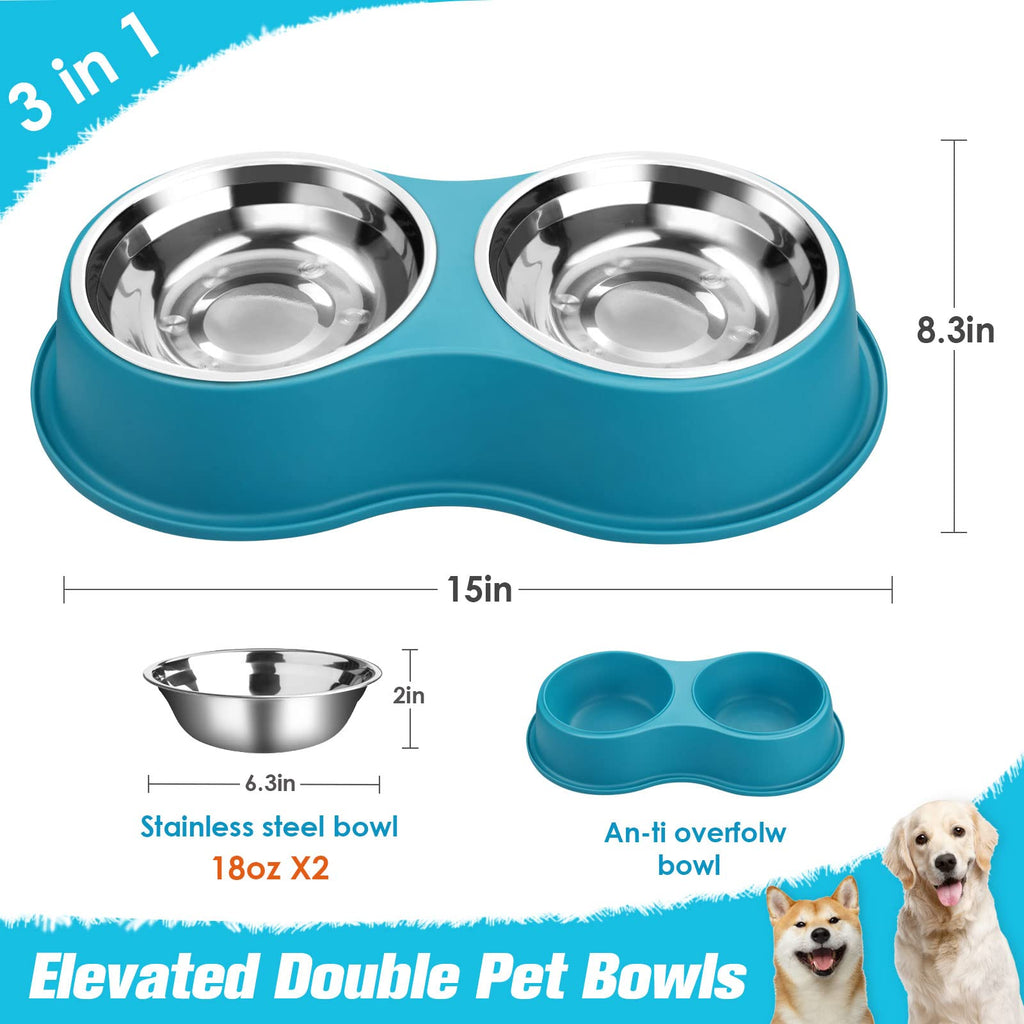 Stainless Steel Non-Slip Dog Bowls V952547