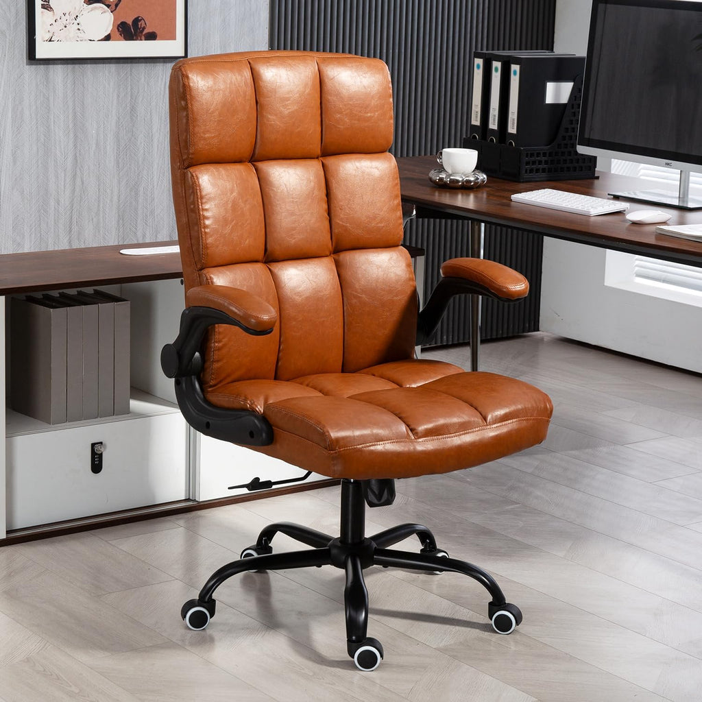 Executive Office Chair, PU Leather Ergonomic Desk Chair M917732