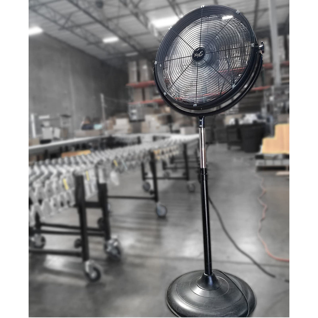 20" Industrial High Velocity Tilting Pedestal Drum Fan K526