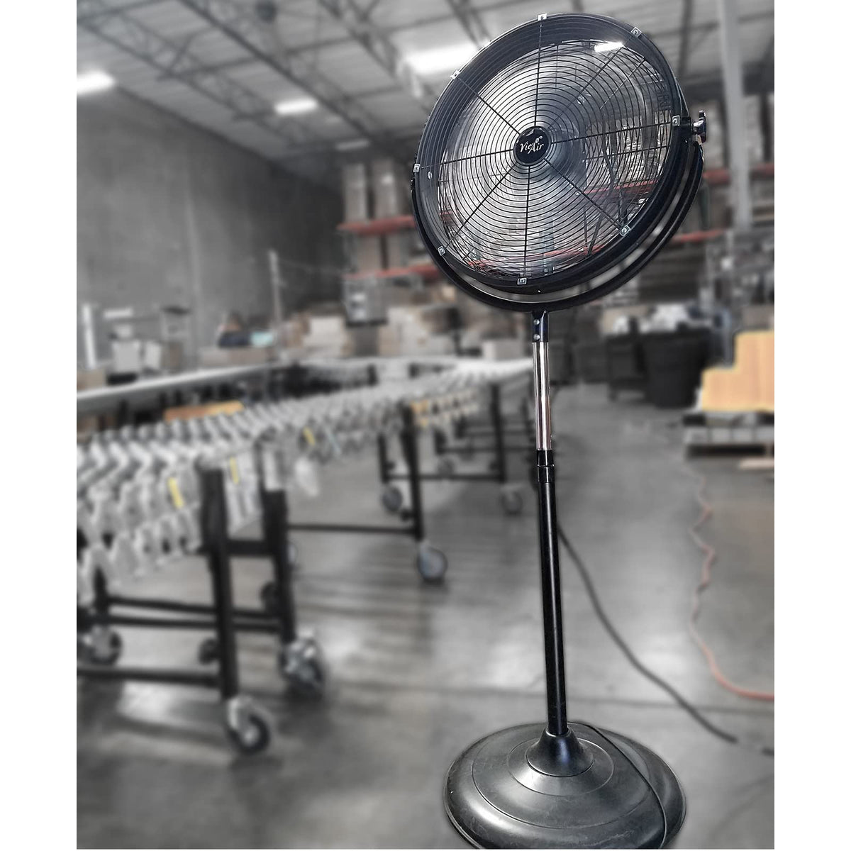 20" Industrial High Velocity Tilting Pedestal Drum Fan K526