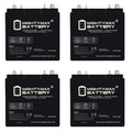 6V 210AH Dual Terminal SLA Replacement Battery 4 Pack W856047