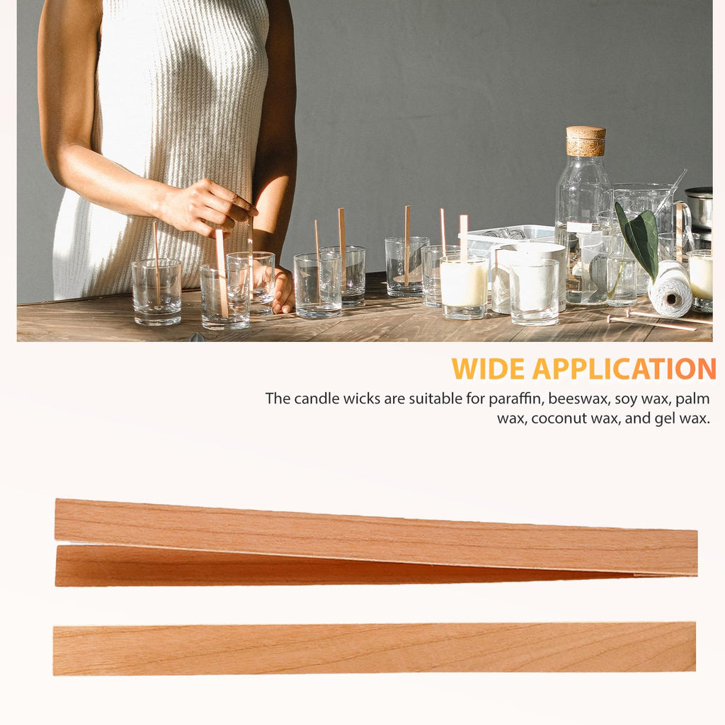 Cherry Wood Wicks 180 Candles per Pack O8395