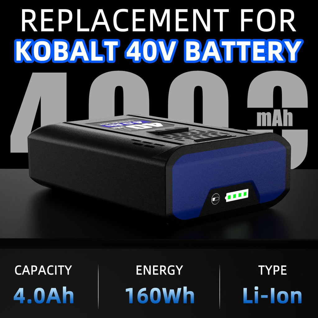 40V 4.0Ah Rechargeable Lithium-Ion Battery J285256