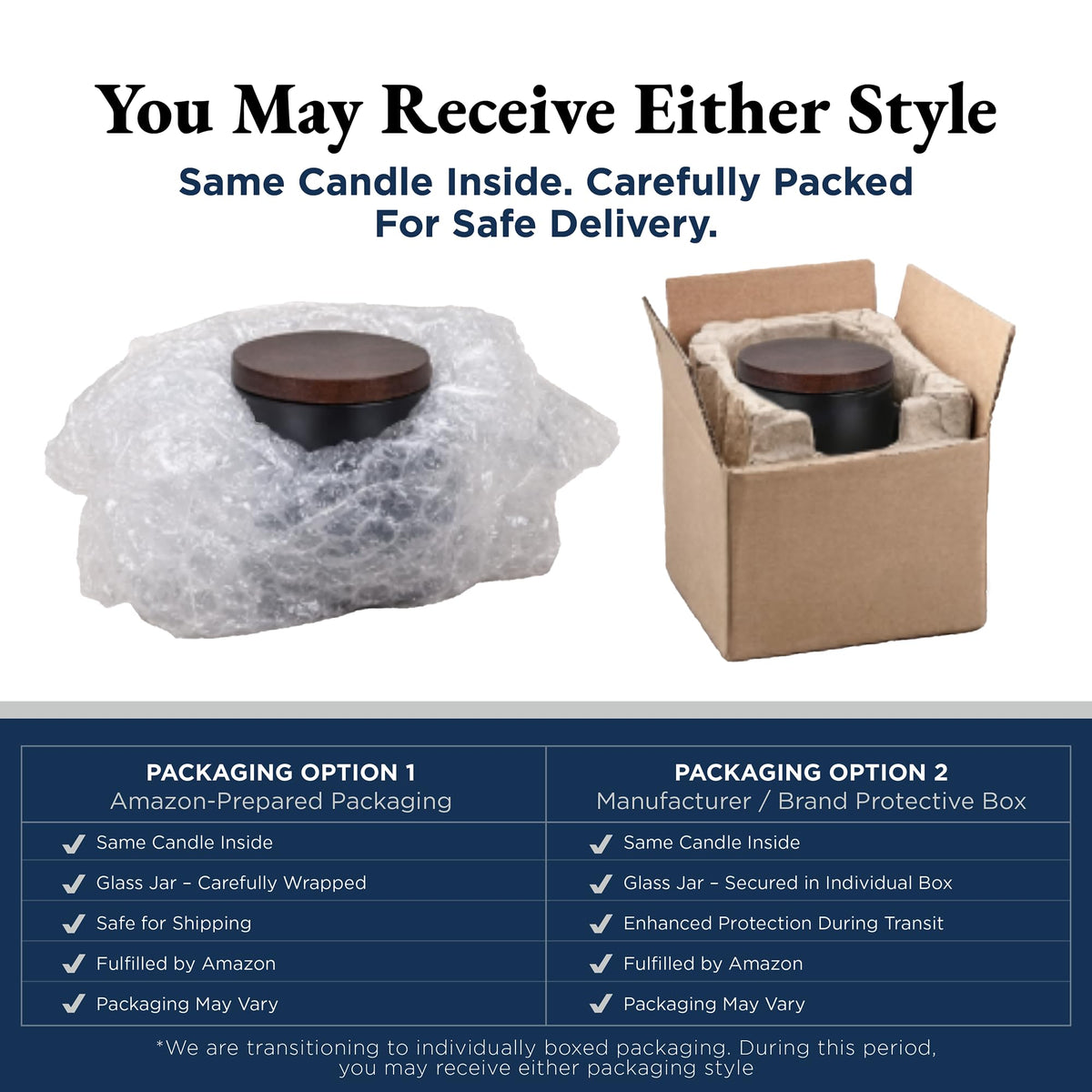 15 oz Wooden Wick Soy Blend Scented Candle J9365