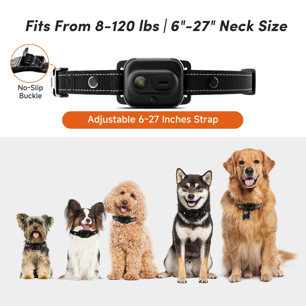 Shock Collar for 2 Dogs, 4 Modes, IPX8 Waterproof Dog Training Collar W9639