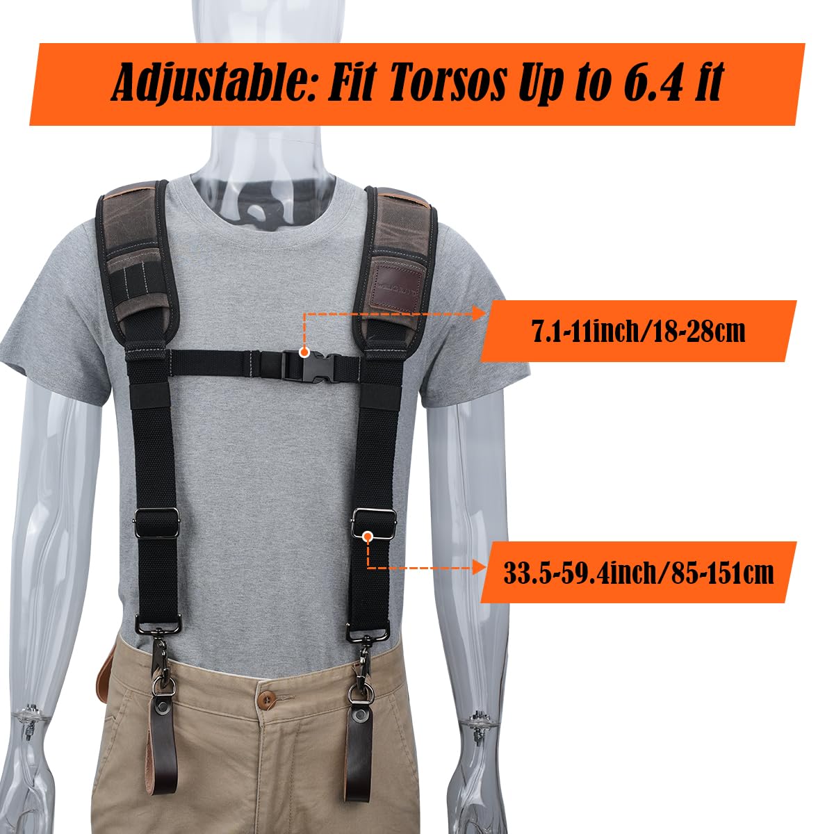 Canvas Tool Belt Suspenders H400