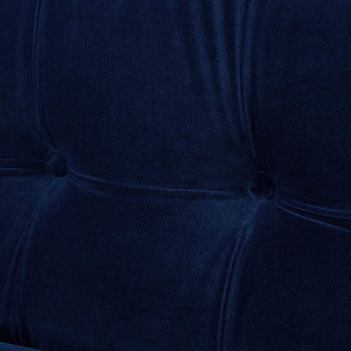 Navy Blue Velvet Tufted Sofa U12358