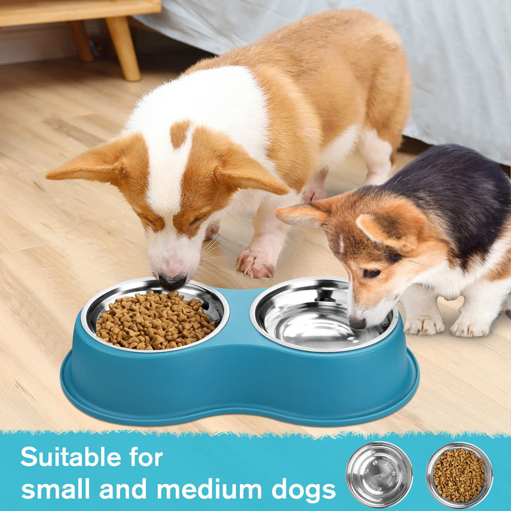 Stainless Steel Non-Slip Dog Bowls V952547
