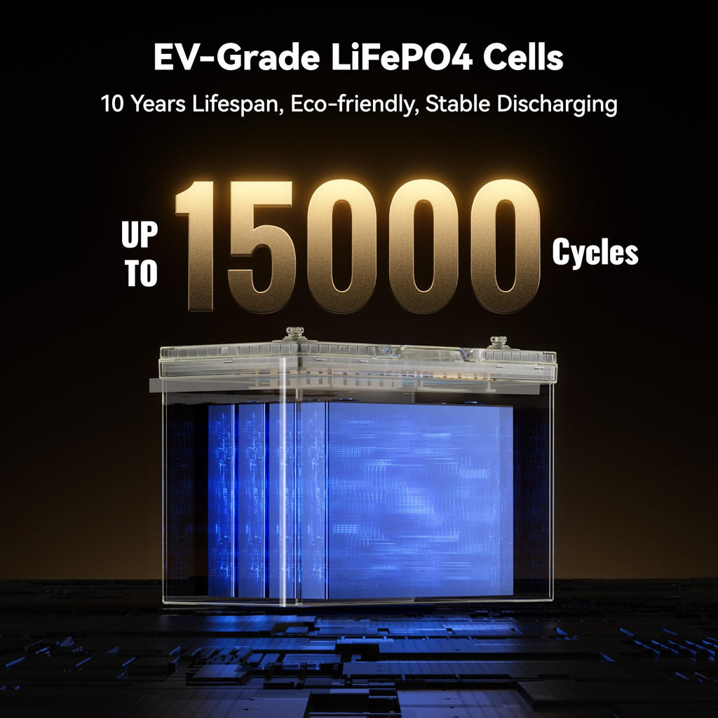 12V 125Ah LiFePO4 Lithium Battery Group 27 M3464