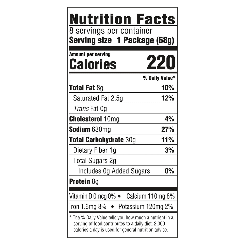 Kraft Mac and Cheese Dinner, 8 Microwaveable Cups, Original, 2.39 oz V782819