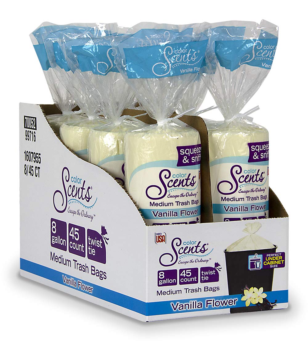 8 Gallon Twist Tie Trash Bags, 360 Total Bags D688358