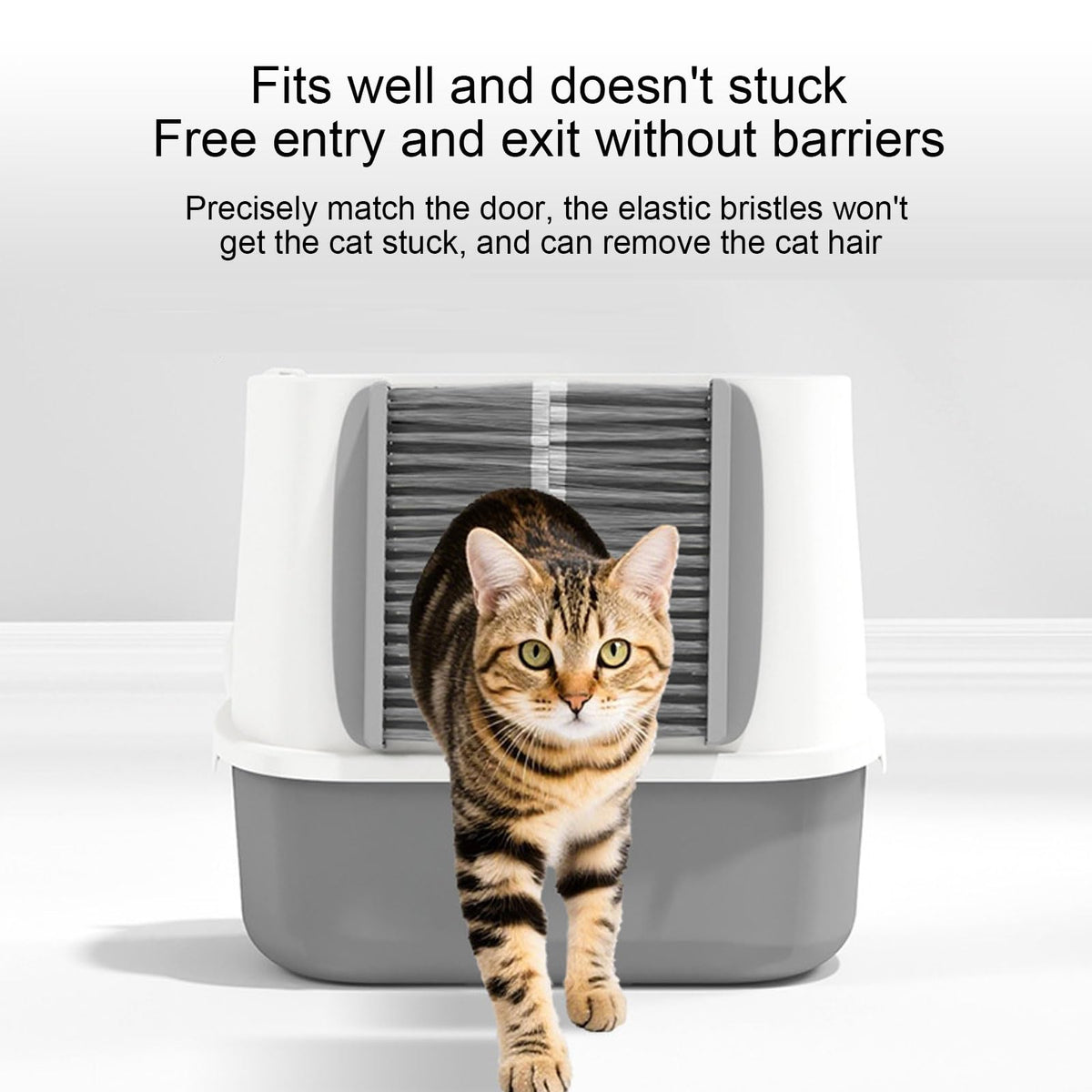 Enclosed Cat Litter Box with Lid Scoop O4453
